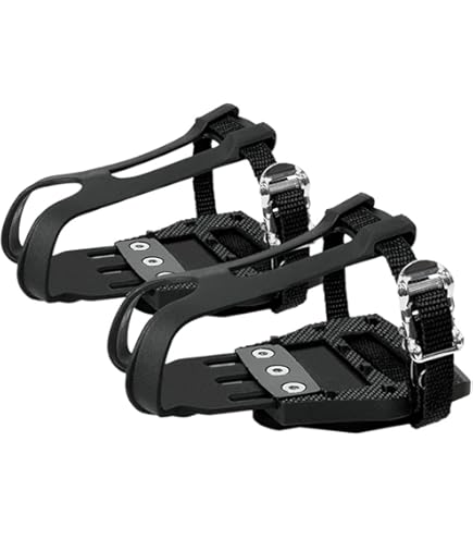 Assist Pedal ペダル固定具 Amazon.com : Echelon SPD Compatible Pedals with Toe Cages